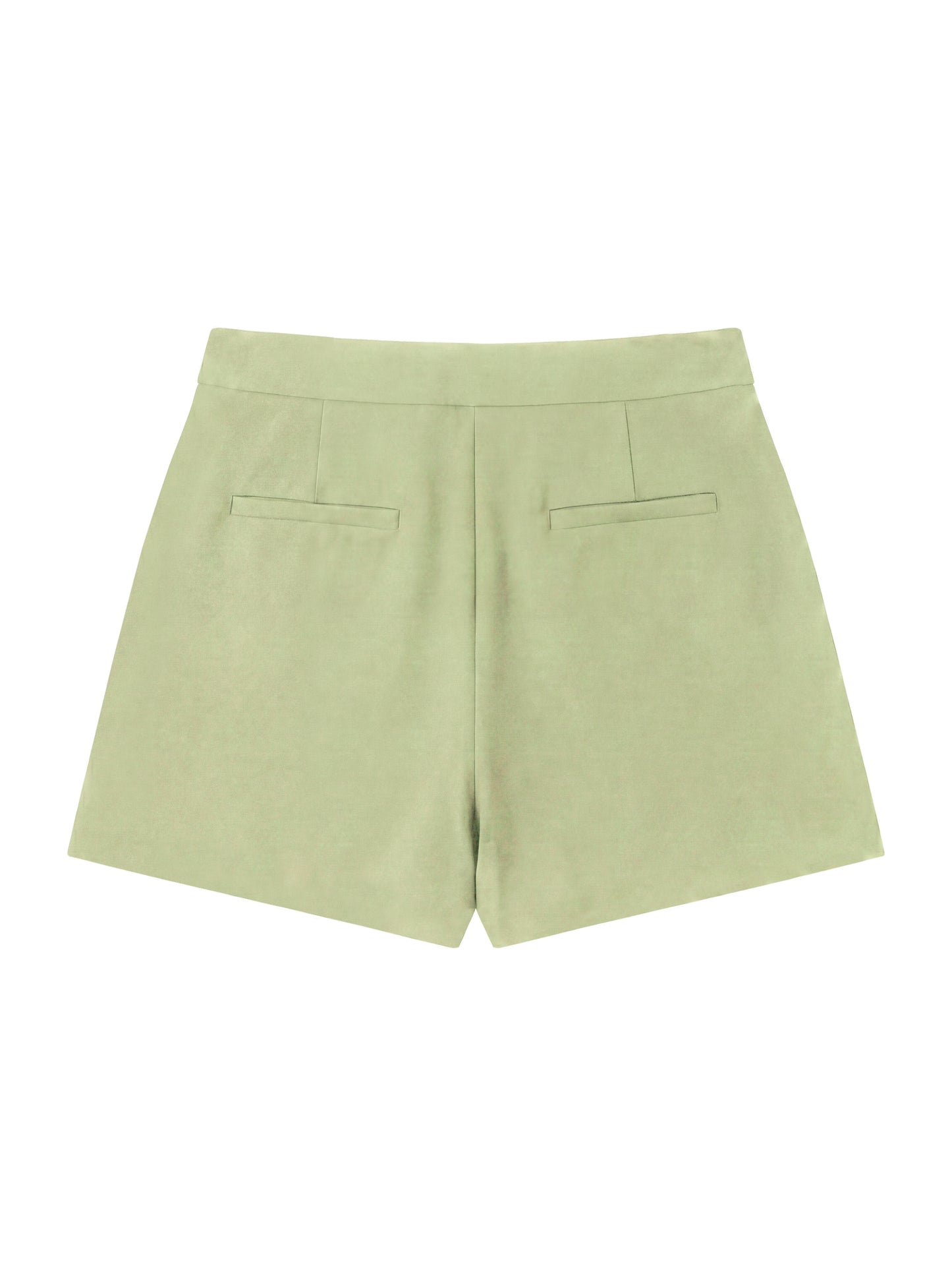 Short Wrap Skirt Pants_Apple Green