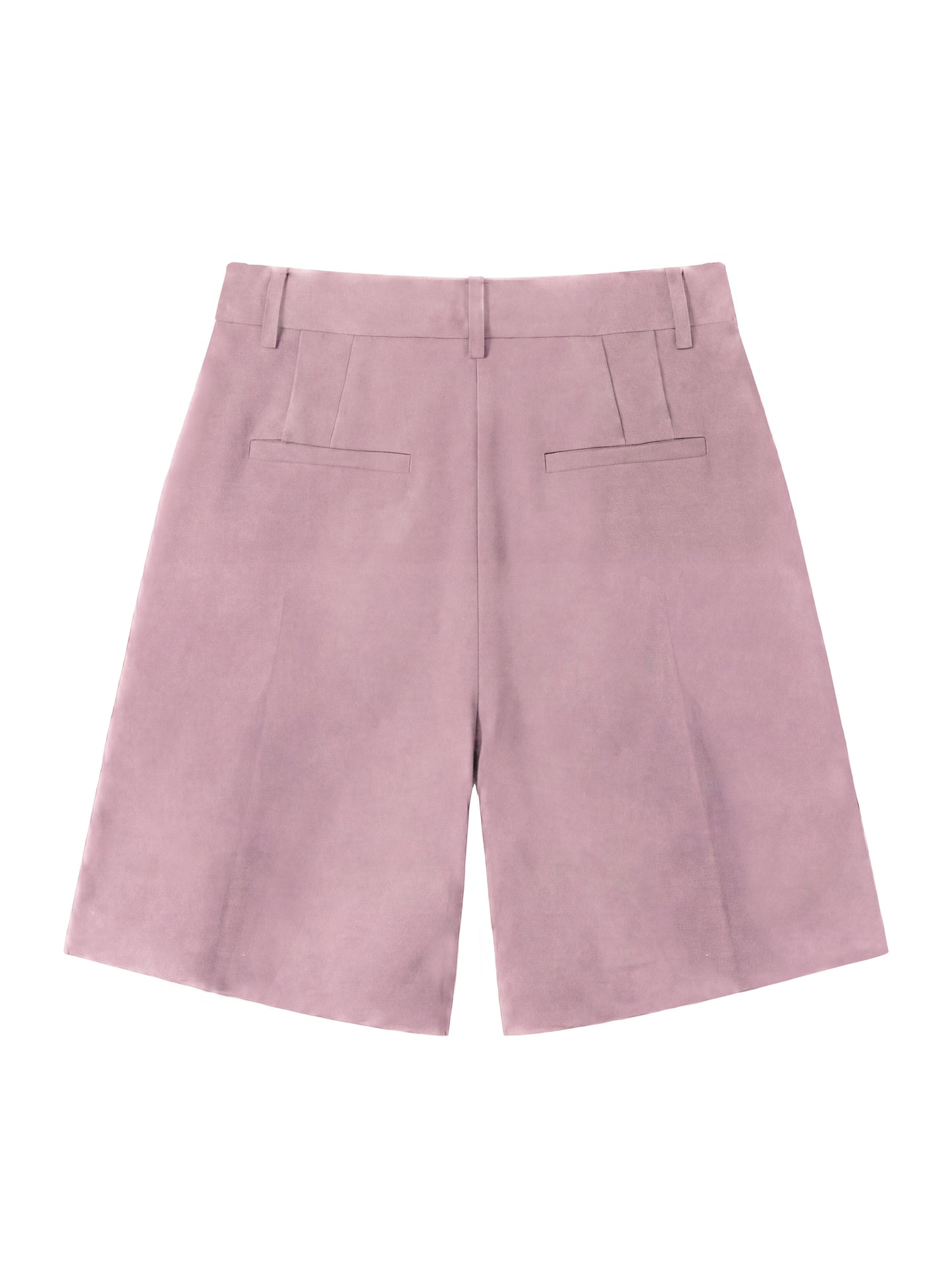 One-Tuck Bermuda Pants_Pink