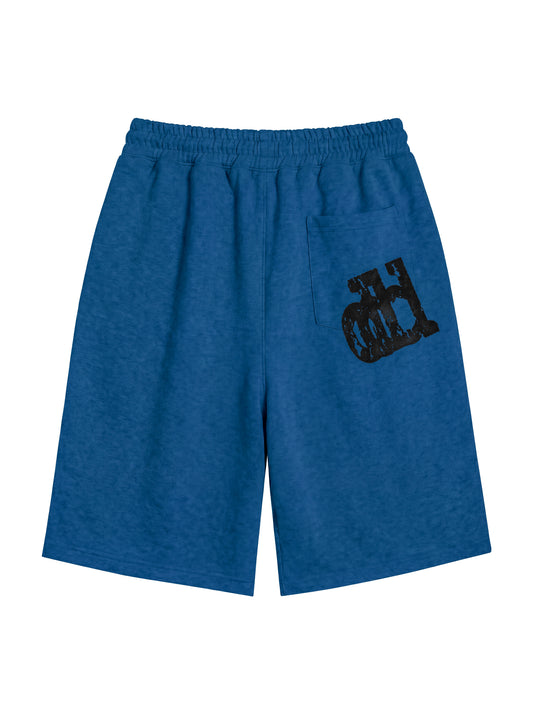 ddd Point One-Tuck Bermuda Pants_Blue