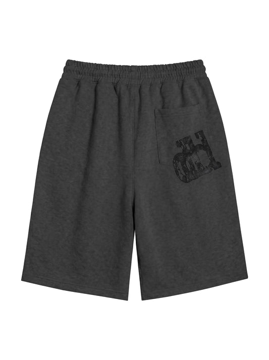 ddd Point One-Tuck Bermuda Pants_Charcoal Grey