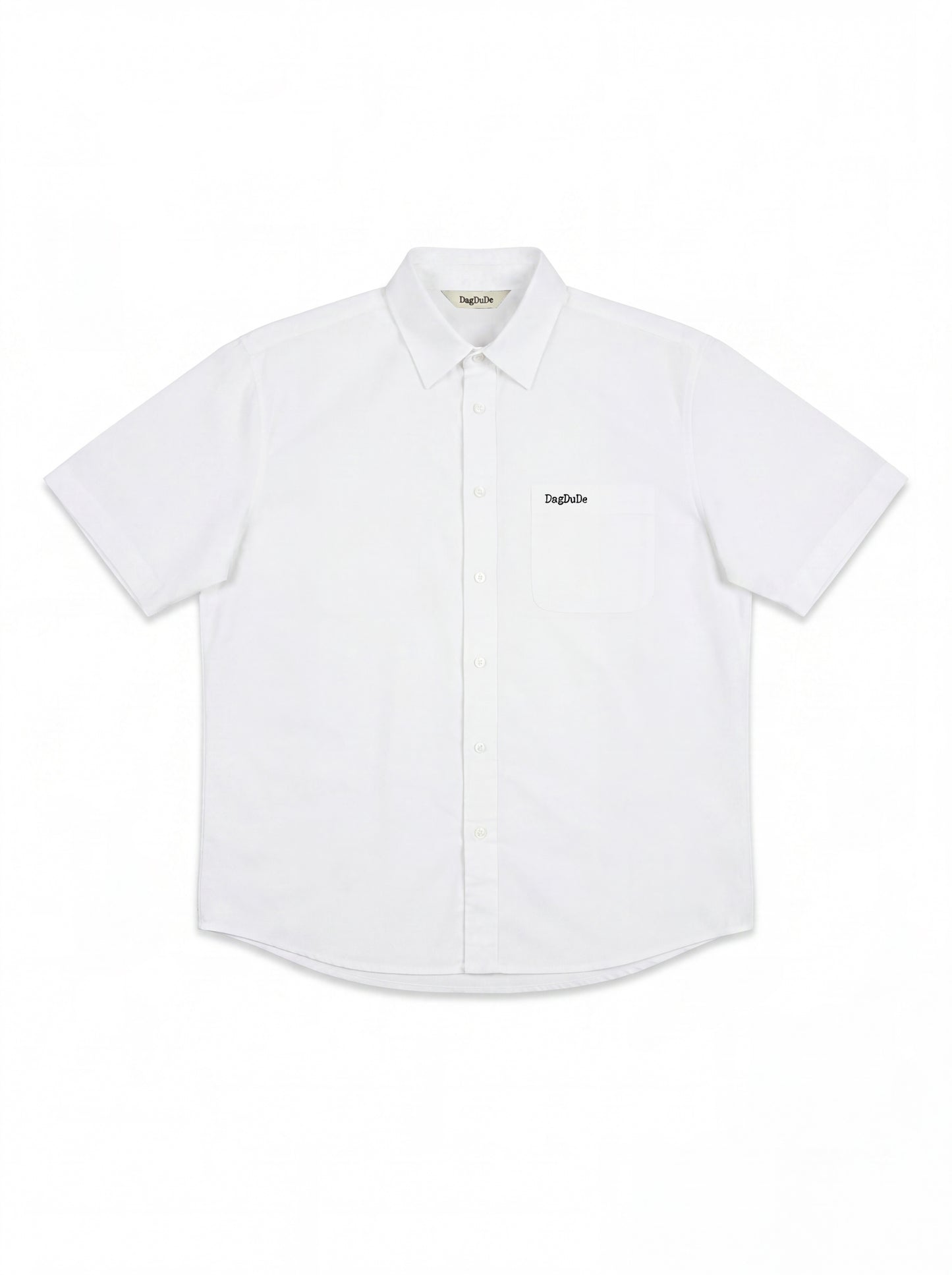 DagDuDe Short Sleeve Shirt_White