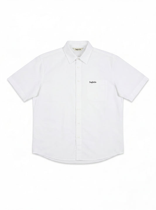 DagDuDe Short Sleeve Shirt_White